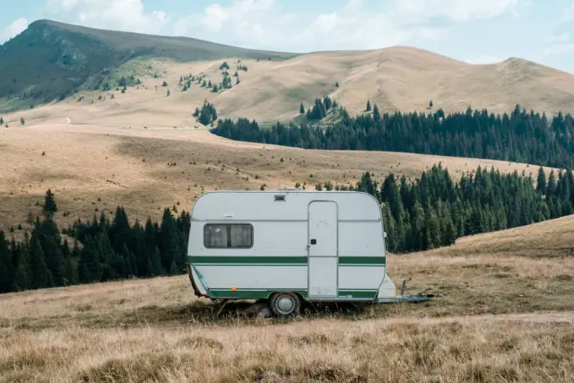 Parking camping-car
