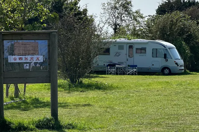 Accueil camping-car du Clos Tassin