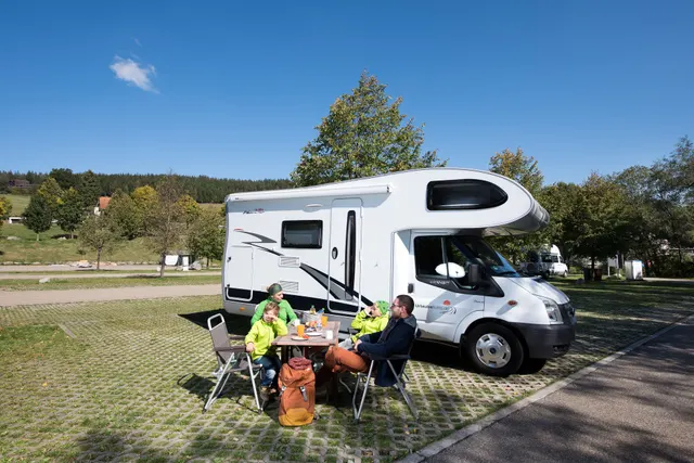 Wohnmobilstellplatz am Klosterweiher