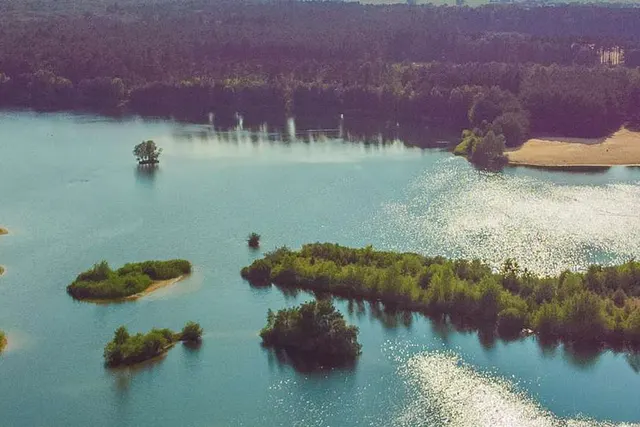 Waldbad-Campingplatz-Wischer