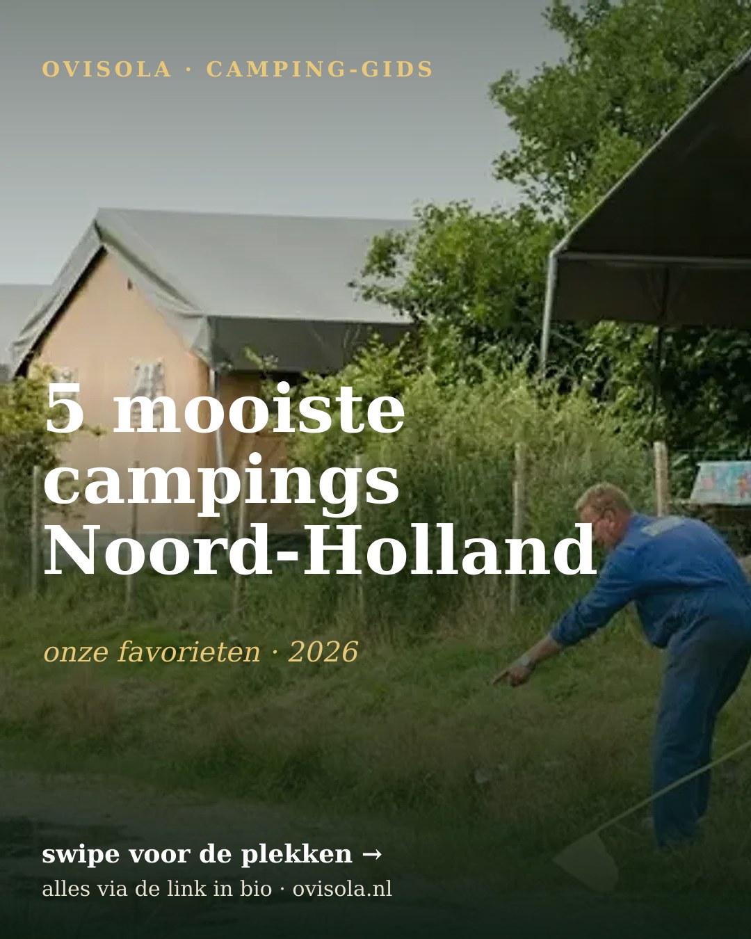 5 mooiste campings Noord-Holland