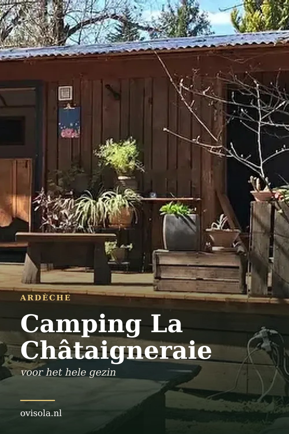 Camping La Châtaigneraie: kamperen in Ardèche