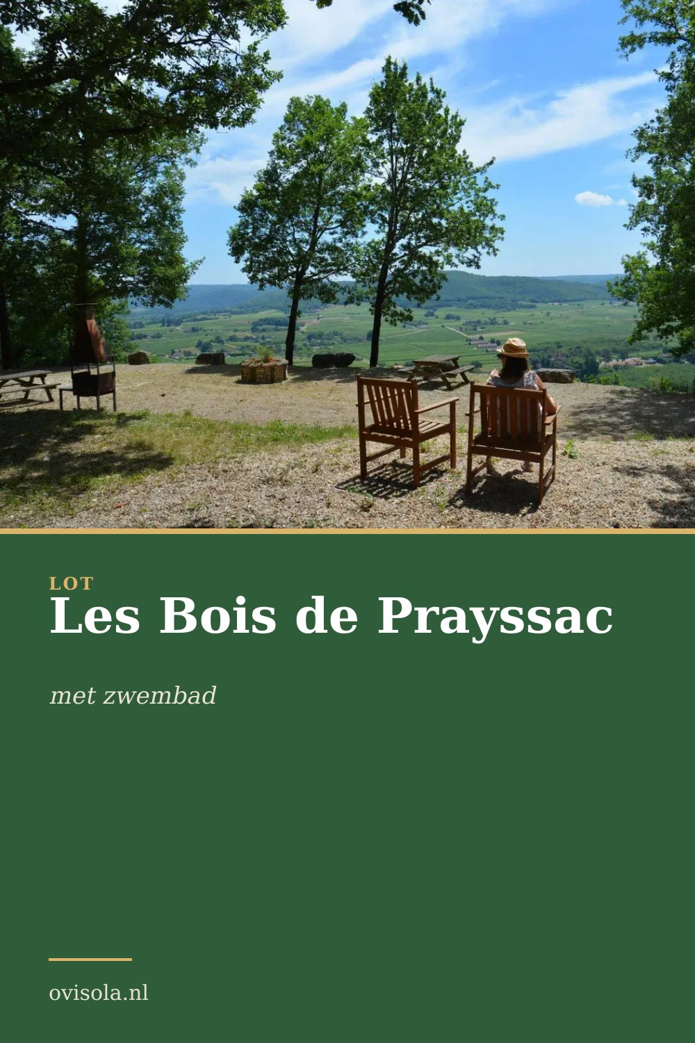 Les Bois de Prayssac, kamperen in Lot