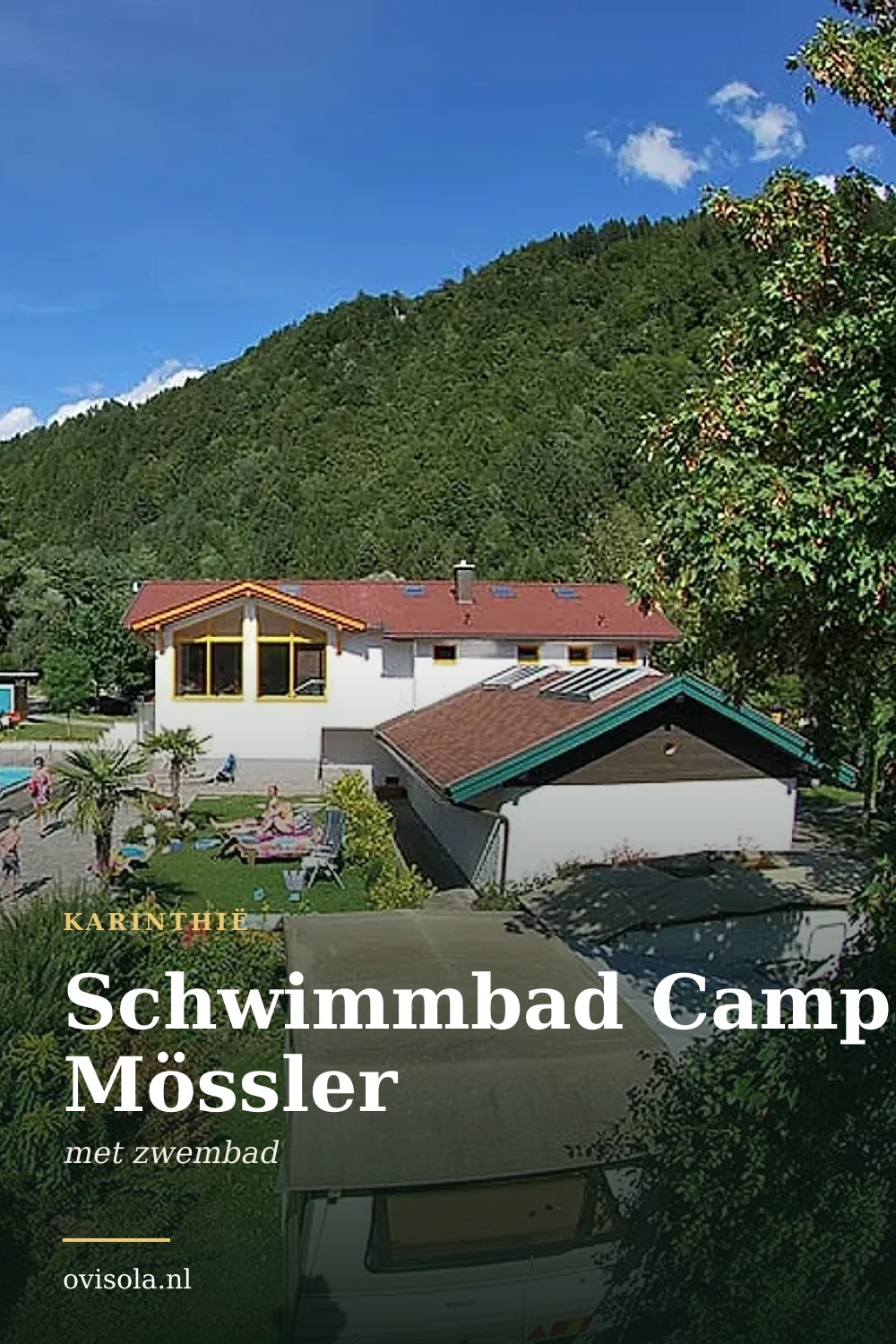Schwimmbad Camp. Mössler: kamperen in Karinthië