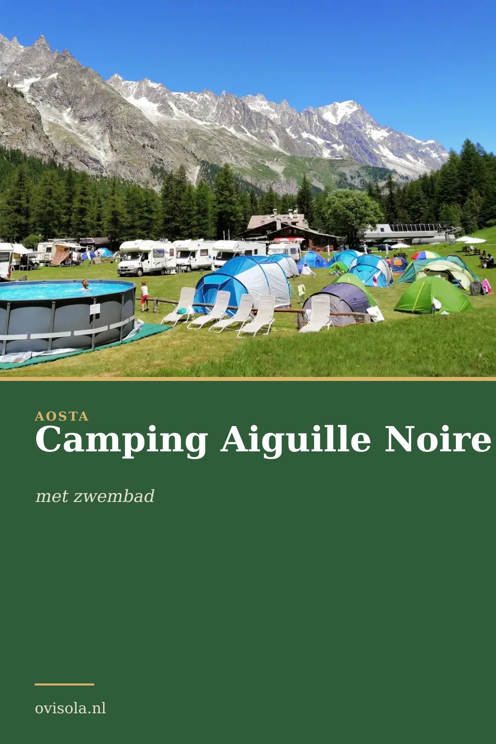 Camping Aiguille Noire, kamperen in Aosta