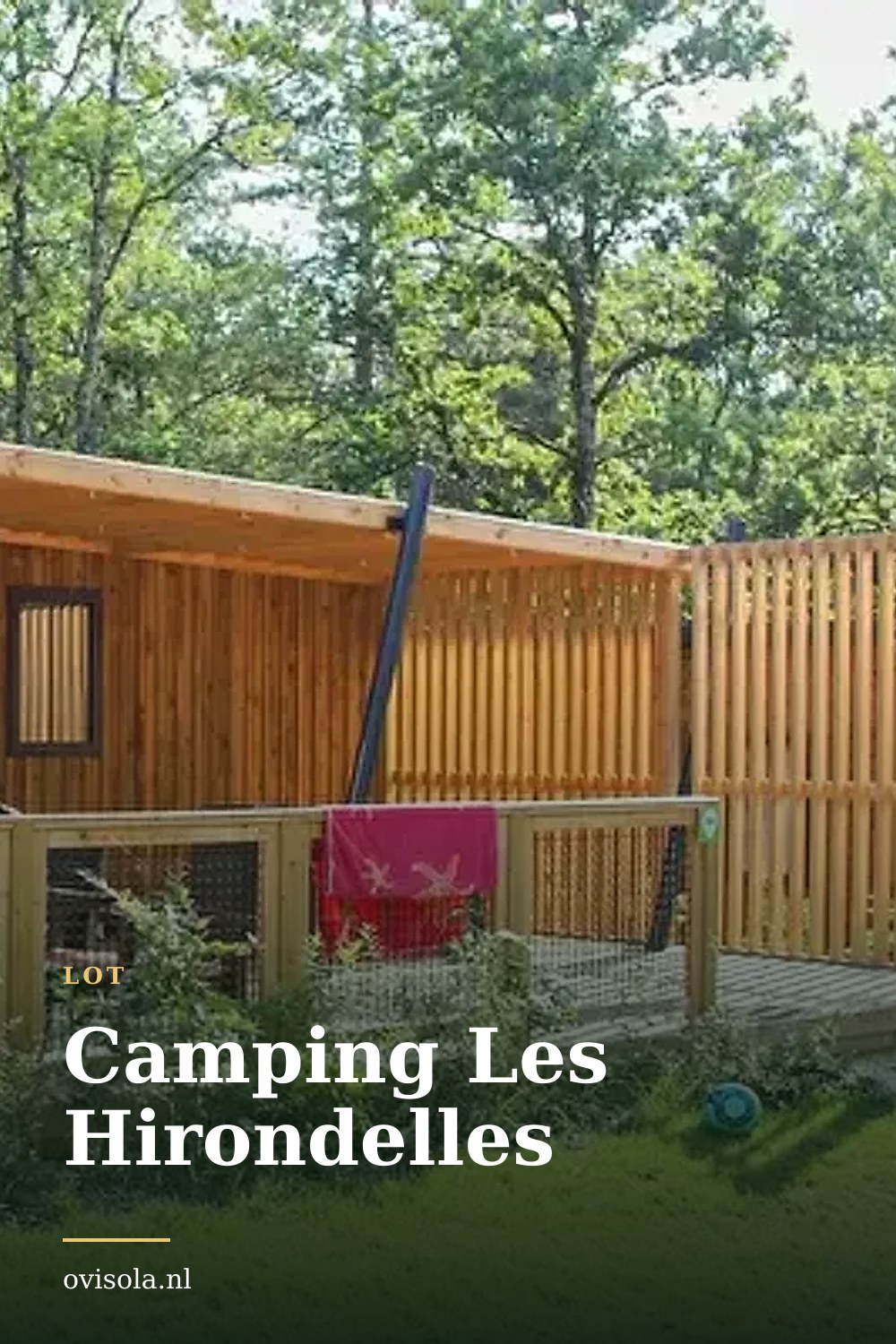 Camping Les Hirondelles: kamperen in Lot