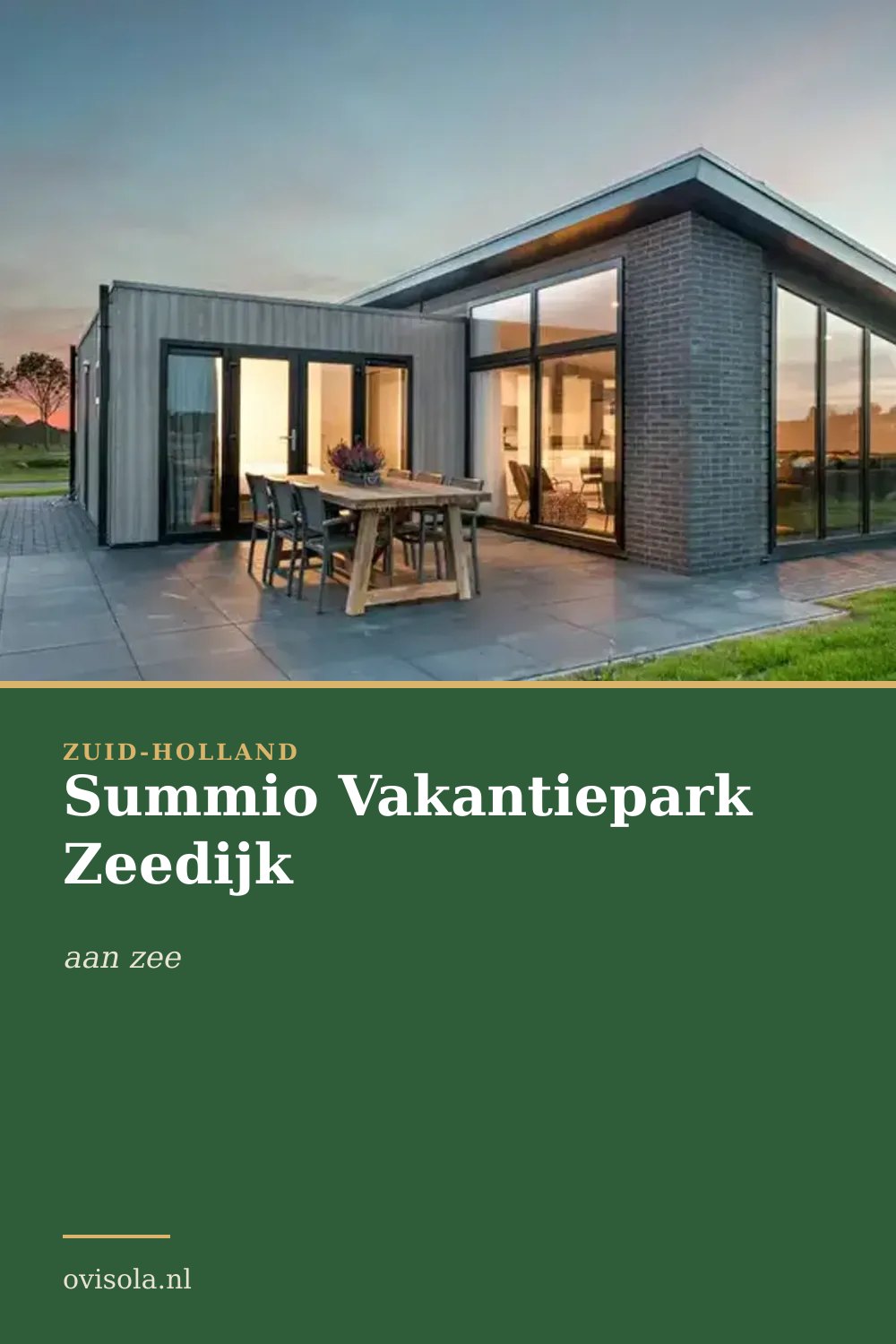 Summio Vakantiepark Zeedijk, kamperen in Zuid-Holland