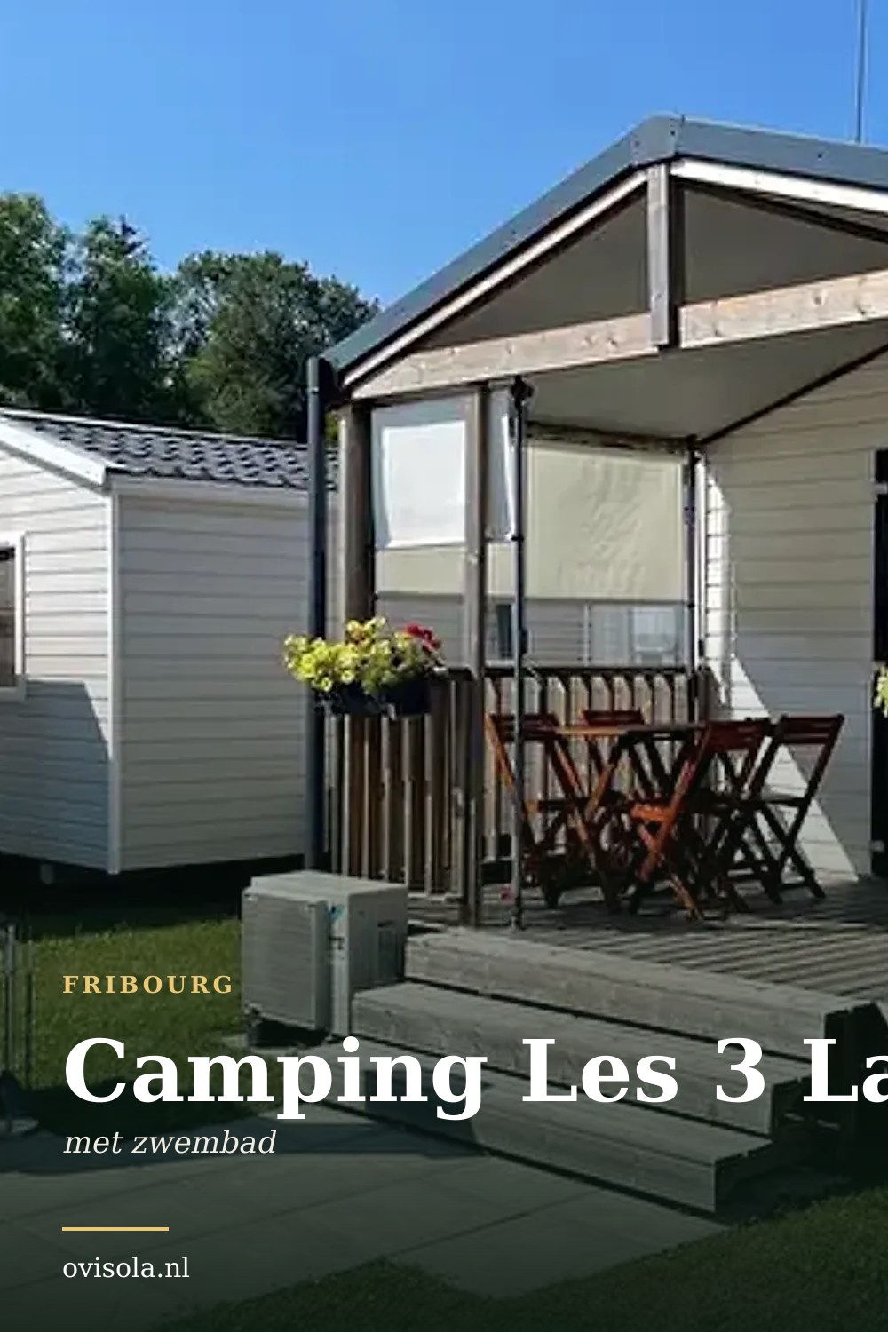 Camping Les 3 Lacs: kamperen in Fribourg