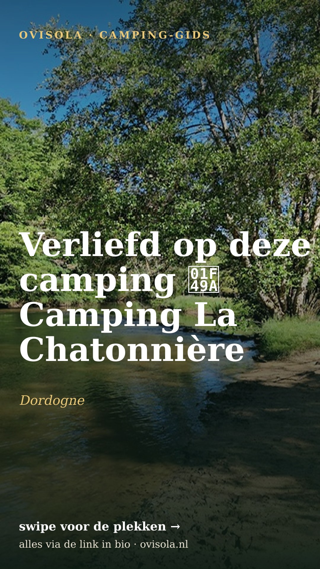 Verliefd op deze camping 💚 Camping La Chatonnière