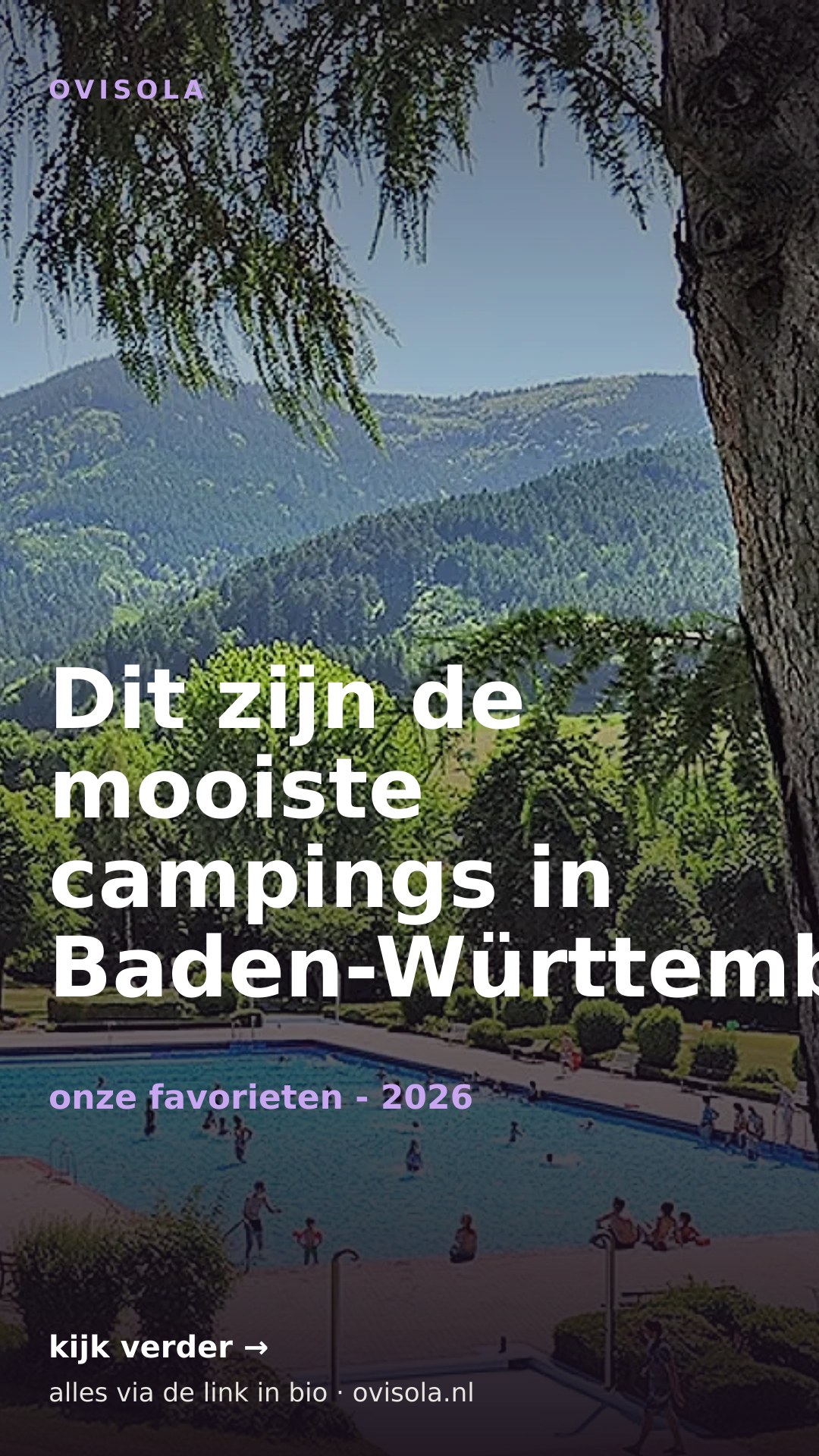 Dit zijn de mooiste campings in Baden-Württemberg