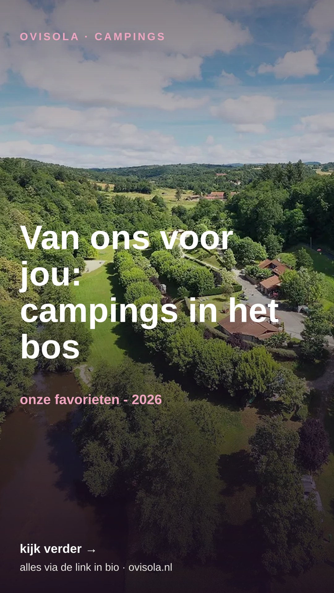 Van ons voor jou: campings in het bos 💚