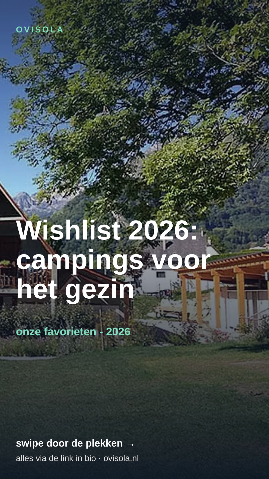 Wishlist 2026: campings voor het gezin