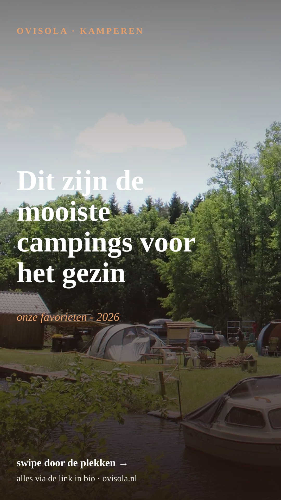 Dit zijn de mooiste campings voor het gezin