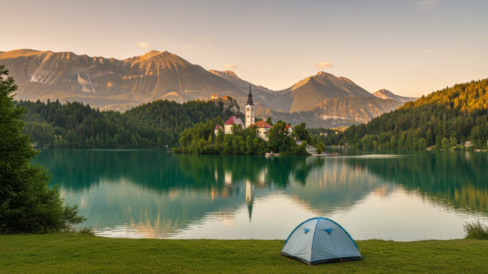 Camping in Slovenië